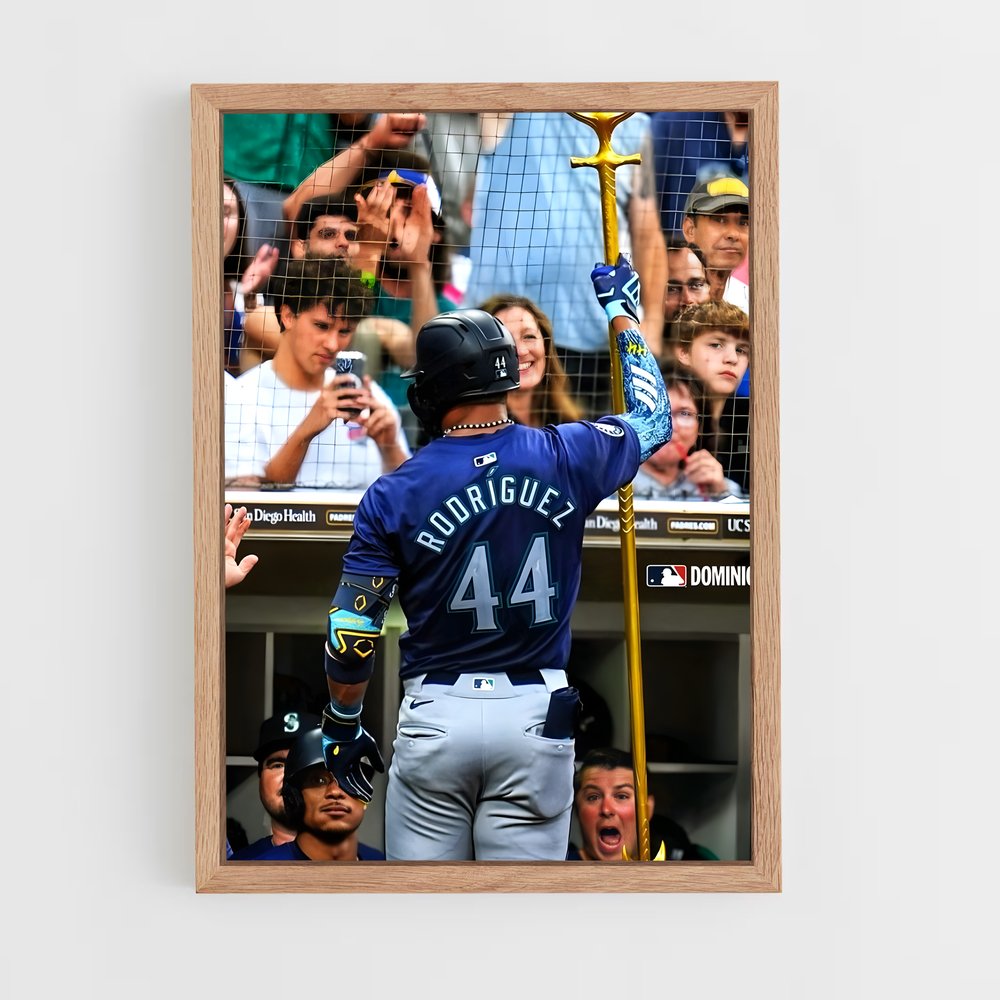 Poster Le Frappeur Élevé – affiche Baseball (vue 4)